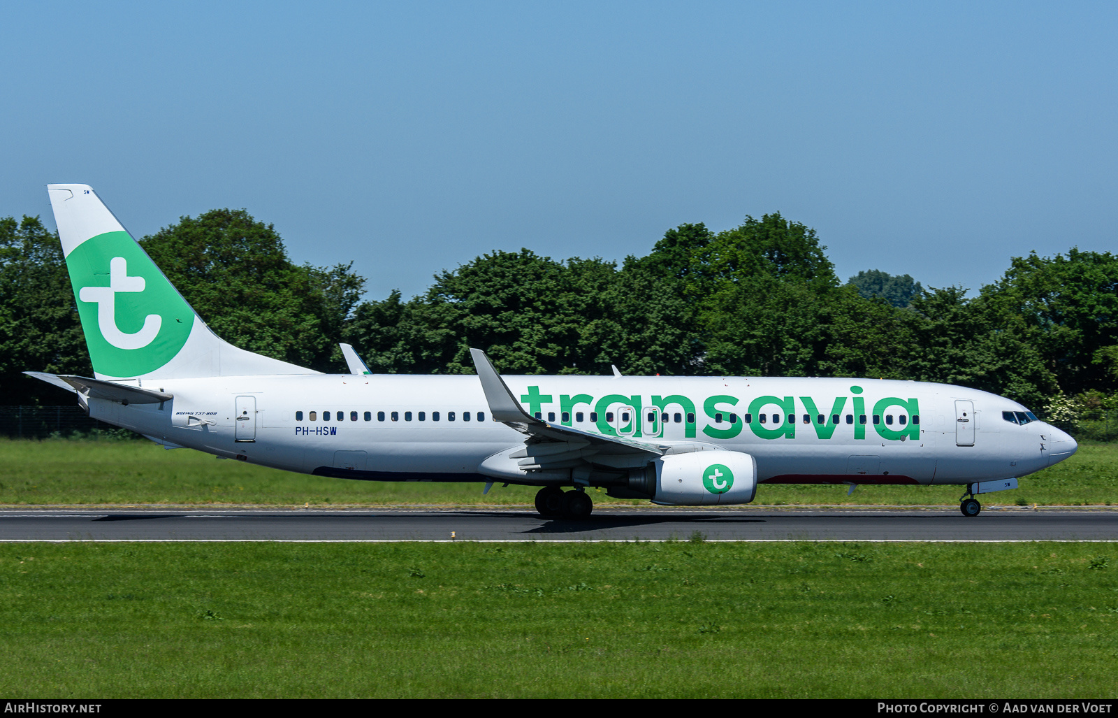 Aircraft Photo of PH-HSW | Boeing 737-8K2 | Transavia | AirHistory.net #183654