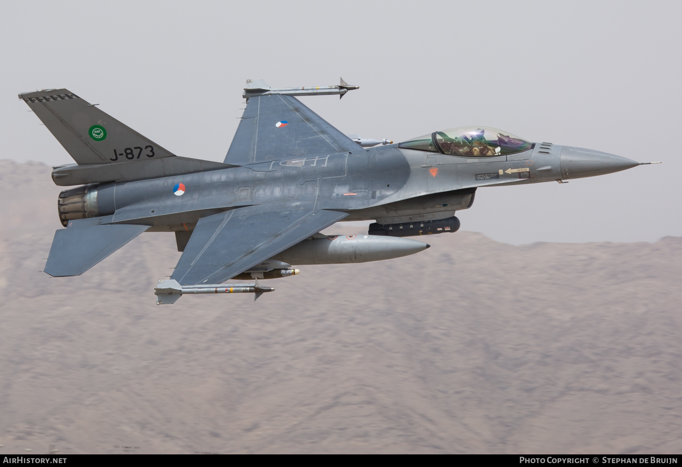 Aircraft Photo of J-873 | General Dynamics F-16AM Fighting Falcon | Netherlands - Air Force | AirHistory.net #183655