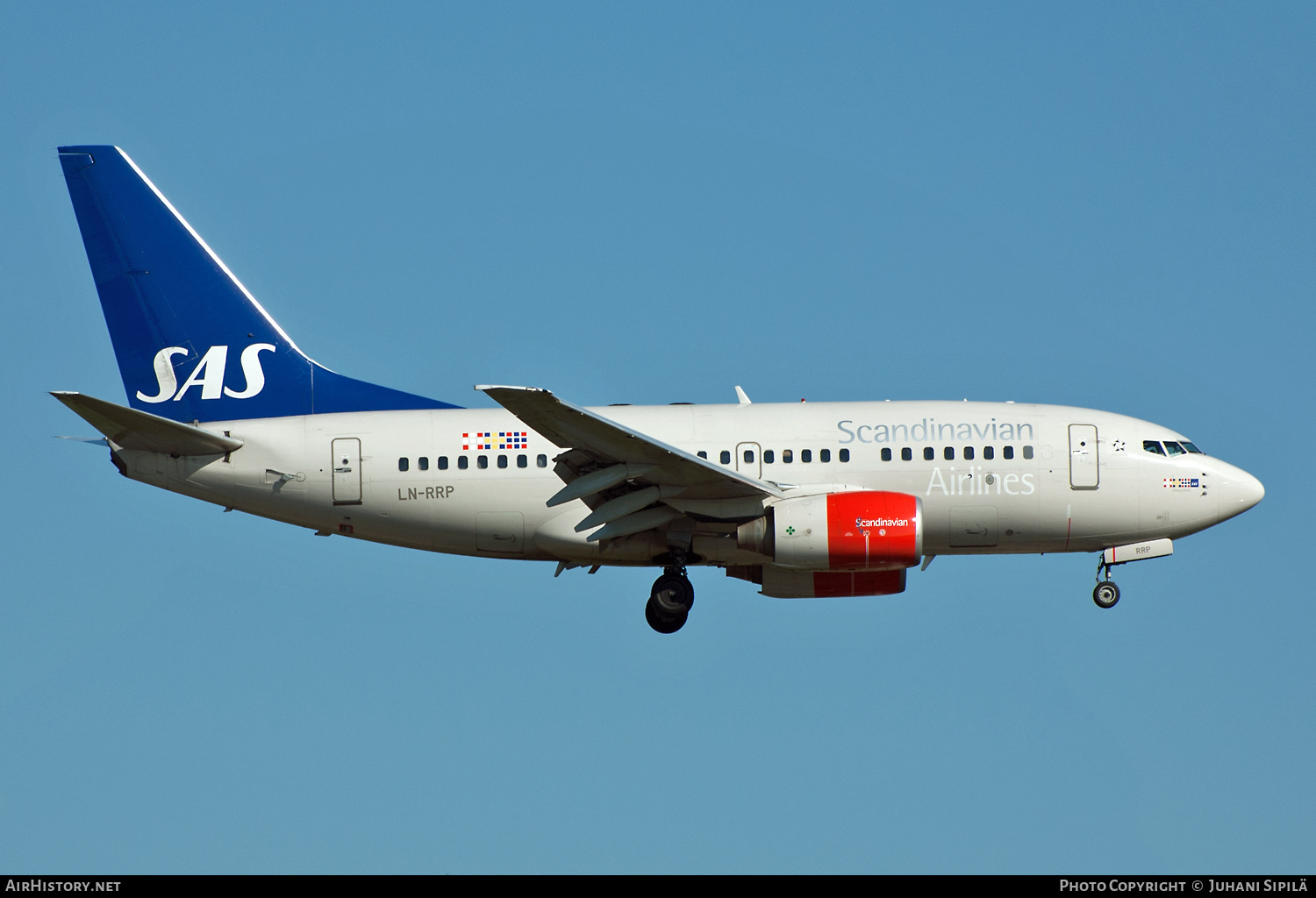 Aircraft Photo of LN-RRP | Boeing 737-683 | Scandinavian Airlines - SAS | AirHistory.net #183671