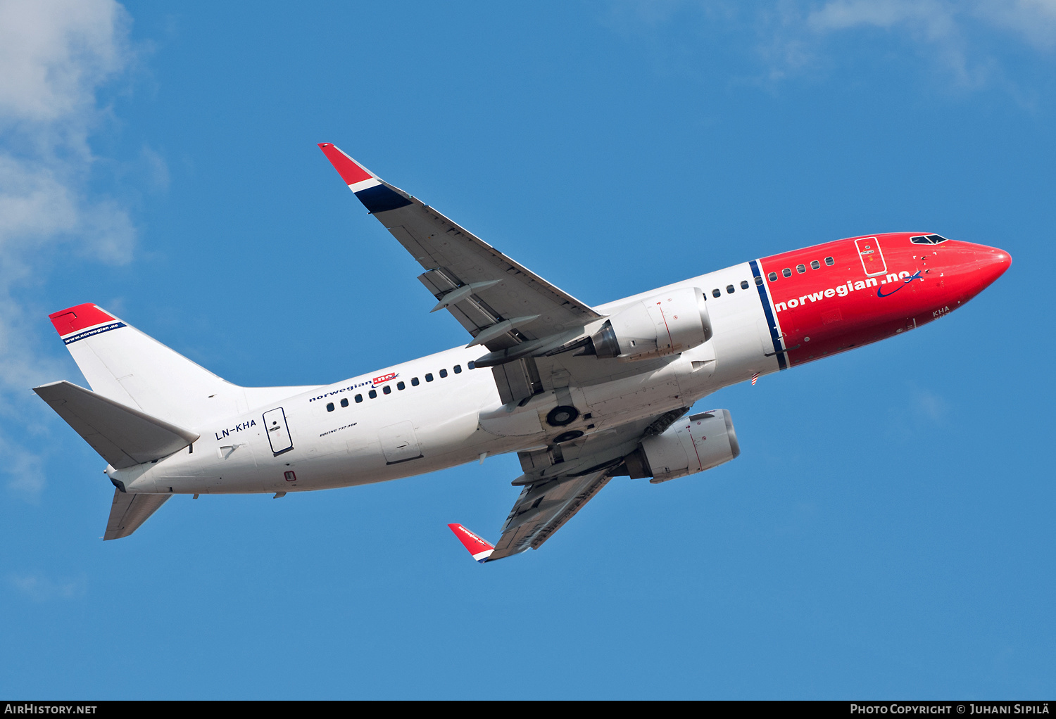 Aircraft Photo of LN-KHA | Boeing 737-31S | Norwegian | AirHistory.net #183673