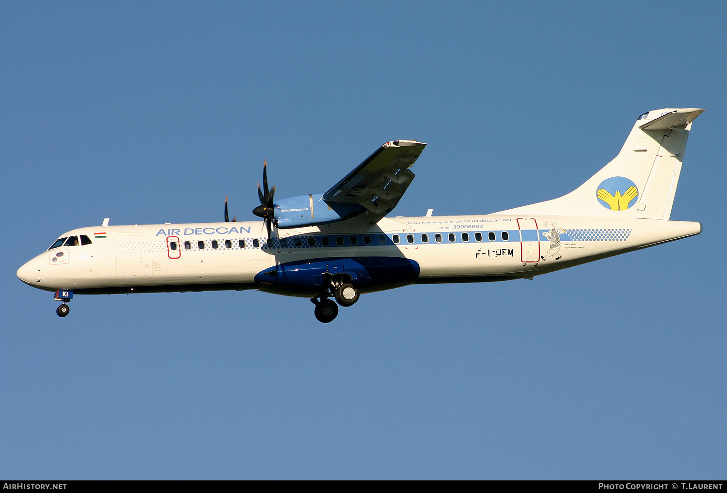 Aircraft Photo of F-WWEM | ATR ATR-72-500 (ATR-72-212A) | Air Deccan | AirHistory.net #183684