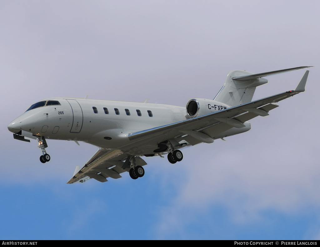 Aircraft Photo of C-FXPW | Bombardier Challenger 300 (BD-100-1A10) | AirHistory.net #183693