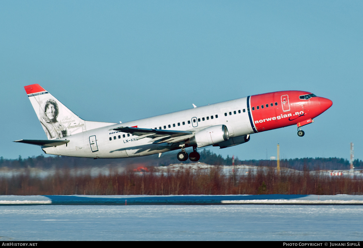 Aircraft Photo of LN-KKL | Boeing 737-36N | Norwegian | AirHistory.net #183695