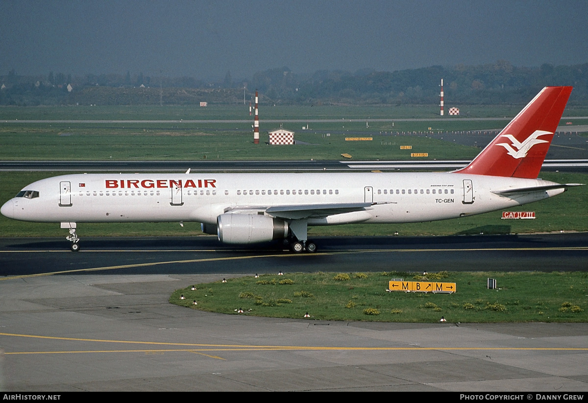 Aircraft Photo of TC-GEN | Boeing 757-225 | Birgenair | AirHistory.net #183699