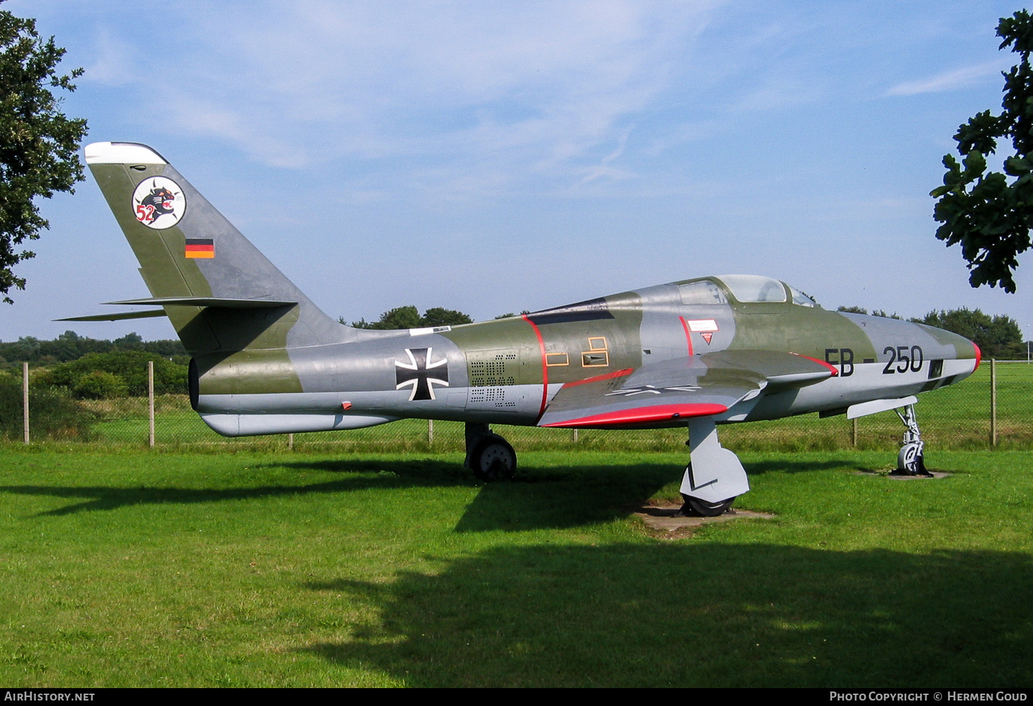 Aircraft Photo of EB-250 | Republic RF-84F Thunderflash | Germany - Air Force | AirHistory.net #183701