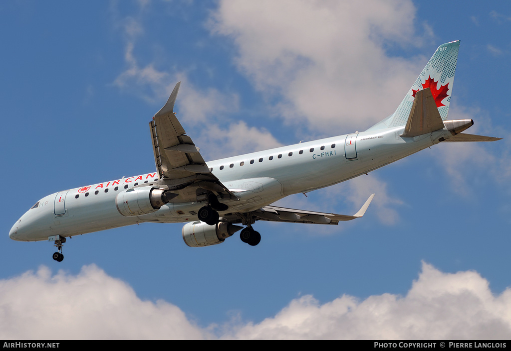 Aircraft Photo of C-FHKI | Embraer 190AR (ERJ-190-100IGW) | Air Canada | AirHistory.net #183708