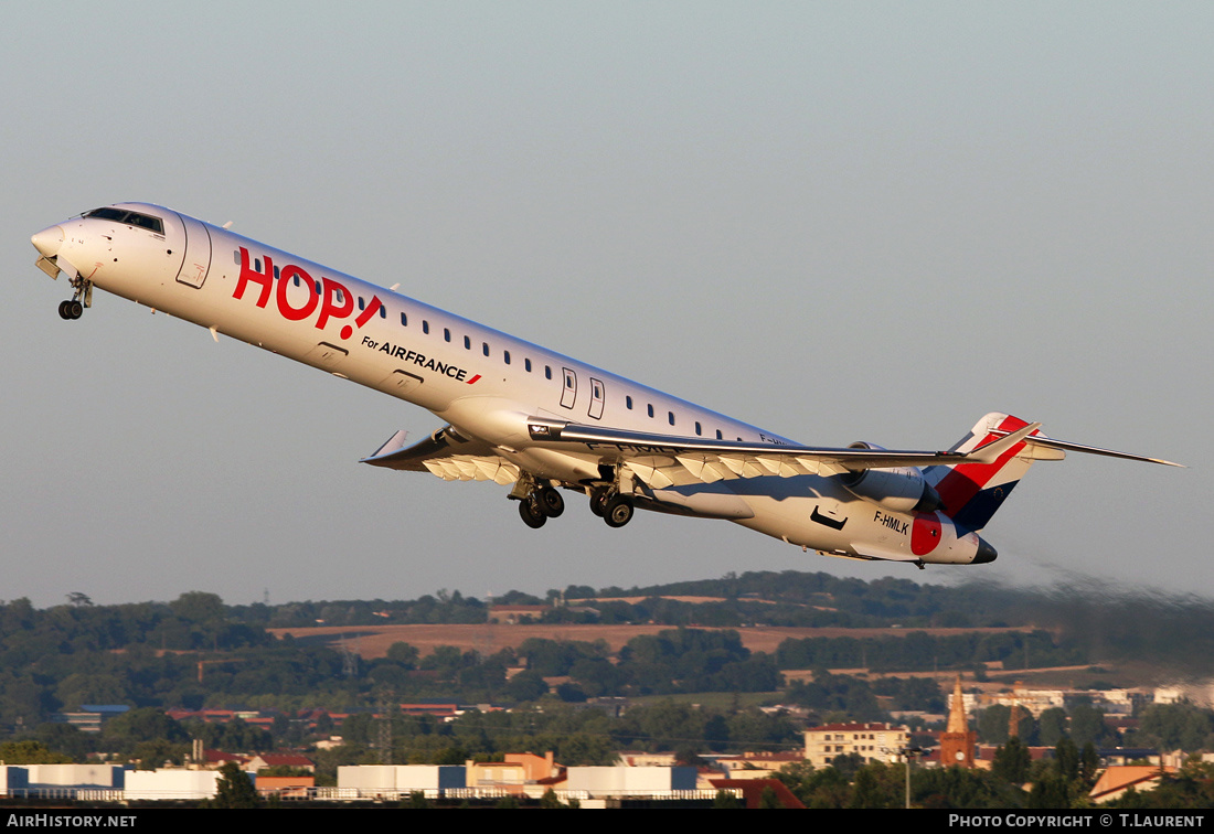 Aircraft Photo of F-HMLK | Bombardier CRJ-1000EL NG (CL-600-2E25) | Hop! | AirHistory.net #183713