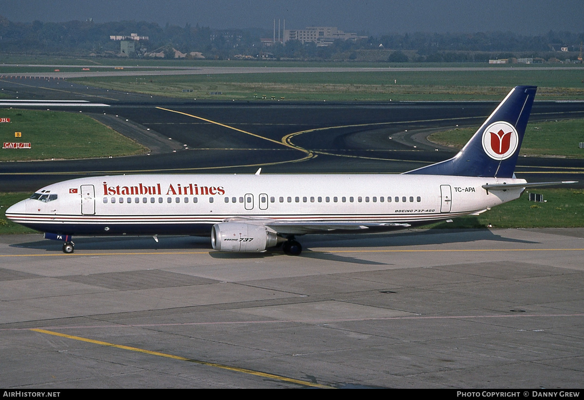 Aircraft Photo of TC-APA | Boeing 737-4S3 | Istanbul Airlines | AirHistory.net #183718