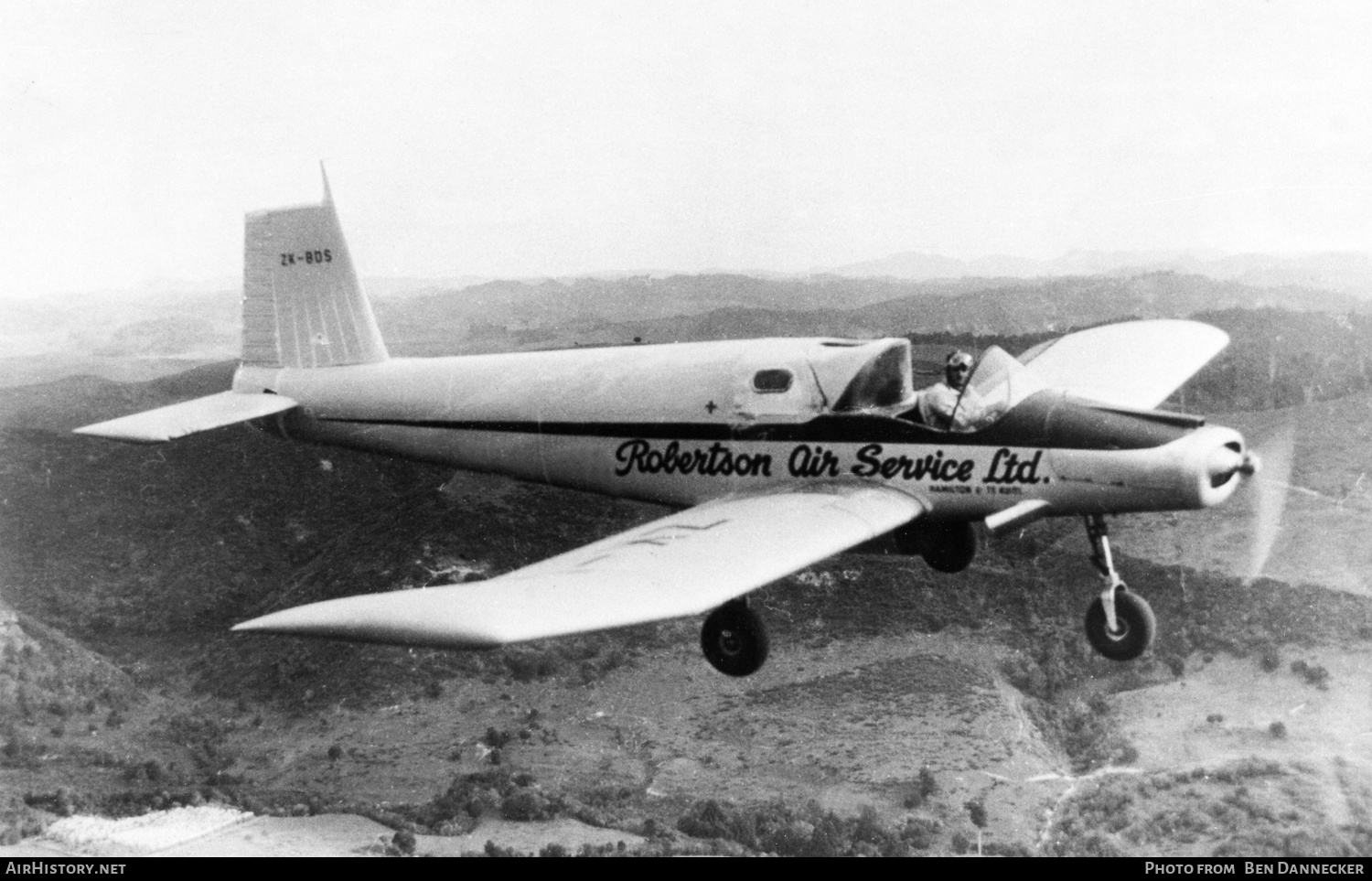 Aircraft Photo of ZK-BDS | Fletcher FU-24 | Robertson Air Service | AirHistory.net #183745