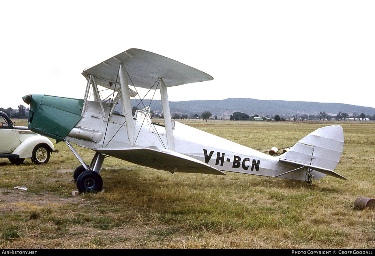 Aircraft Photo of VH-BCN | De Havilland D.H. 82A Tiger Moth | AirHistory.net #183756