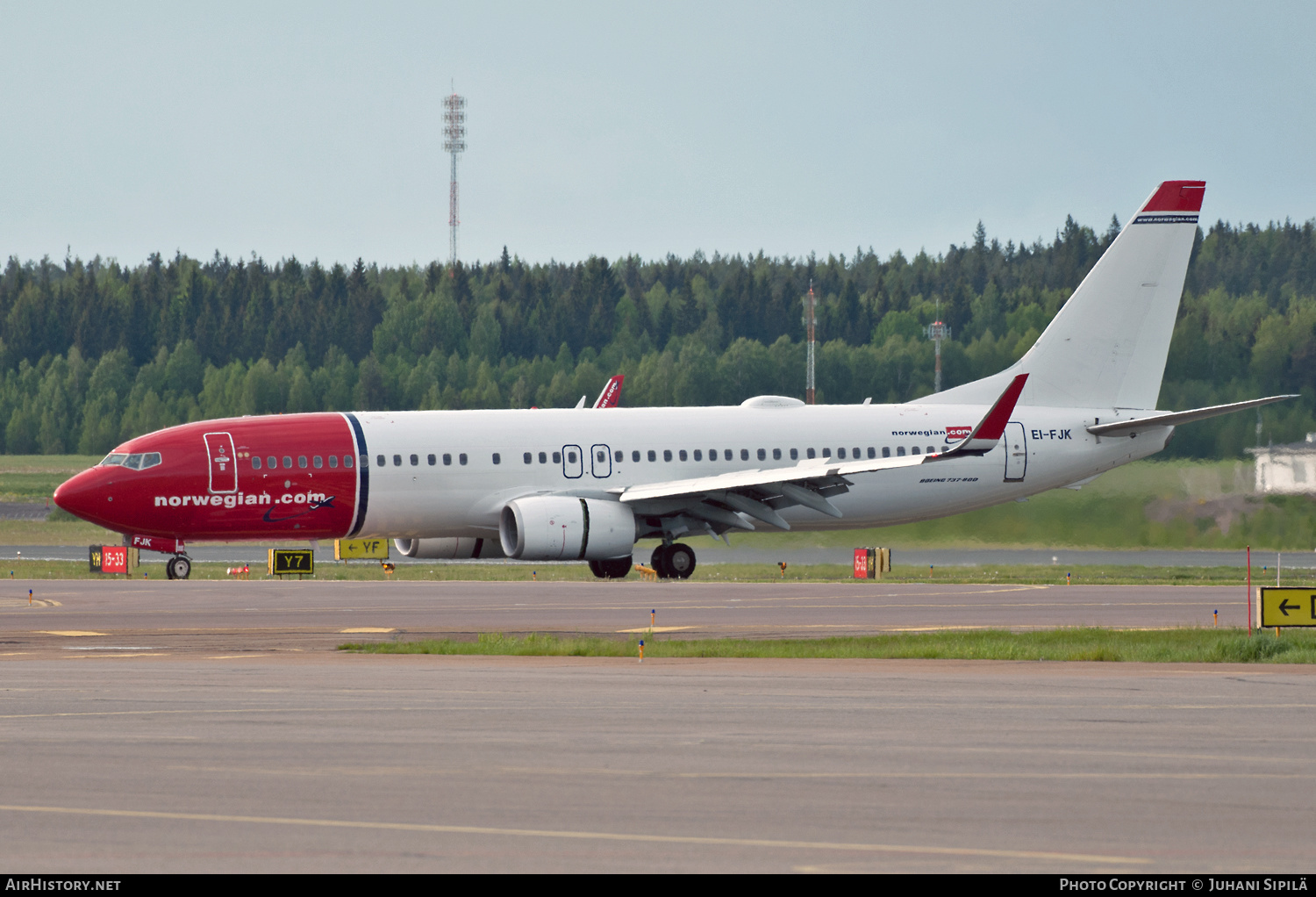 Aircraft Photo of EI-FJK | Boeing 737-8JP | Norwegian | AirHistory.net #183799