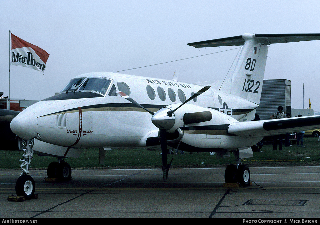 Aircraft Photo of 161322 / 1322 | Beech UC-12B Super King Air (A200C) | USA - Navy | AirHistory.net #183808