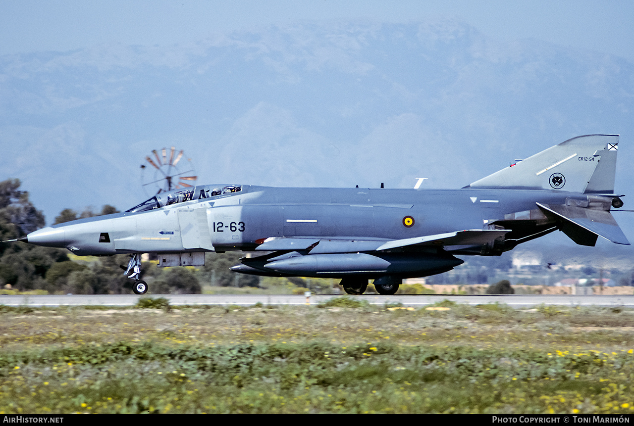 Aircraft Photo of CR12-54 | McDonnell RF-4C Phantom II | Spain - Air Force | AirHistory.net #183809