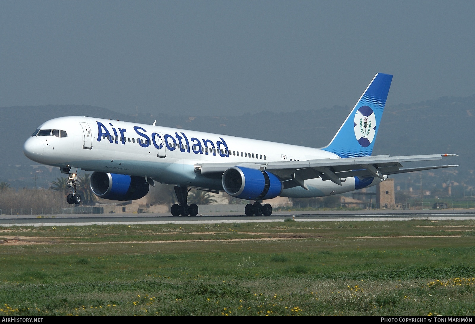 Aircraft Photo of SX-BLV | Boeing 757-2G5 | Air-Scotland | AirHistory.net #183814