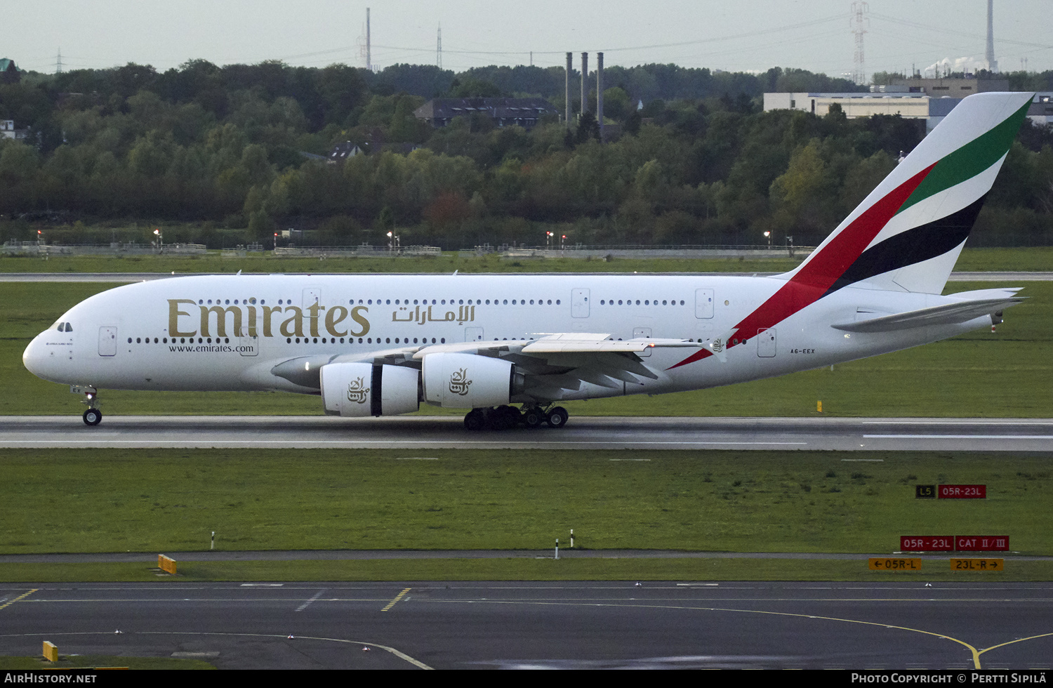 Aircraft Photo of A6-EEX | Airbus A380-861 | Emirates | AirHistory.net #183820