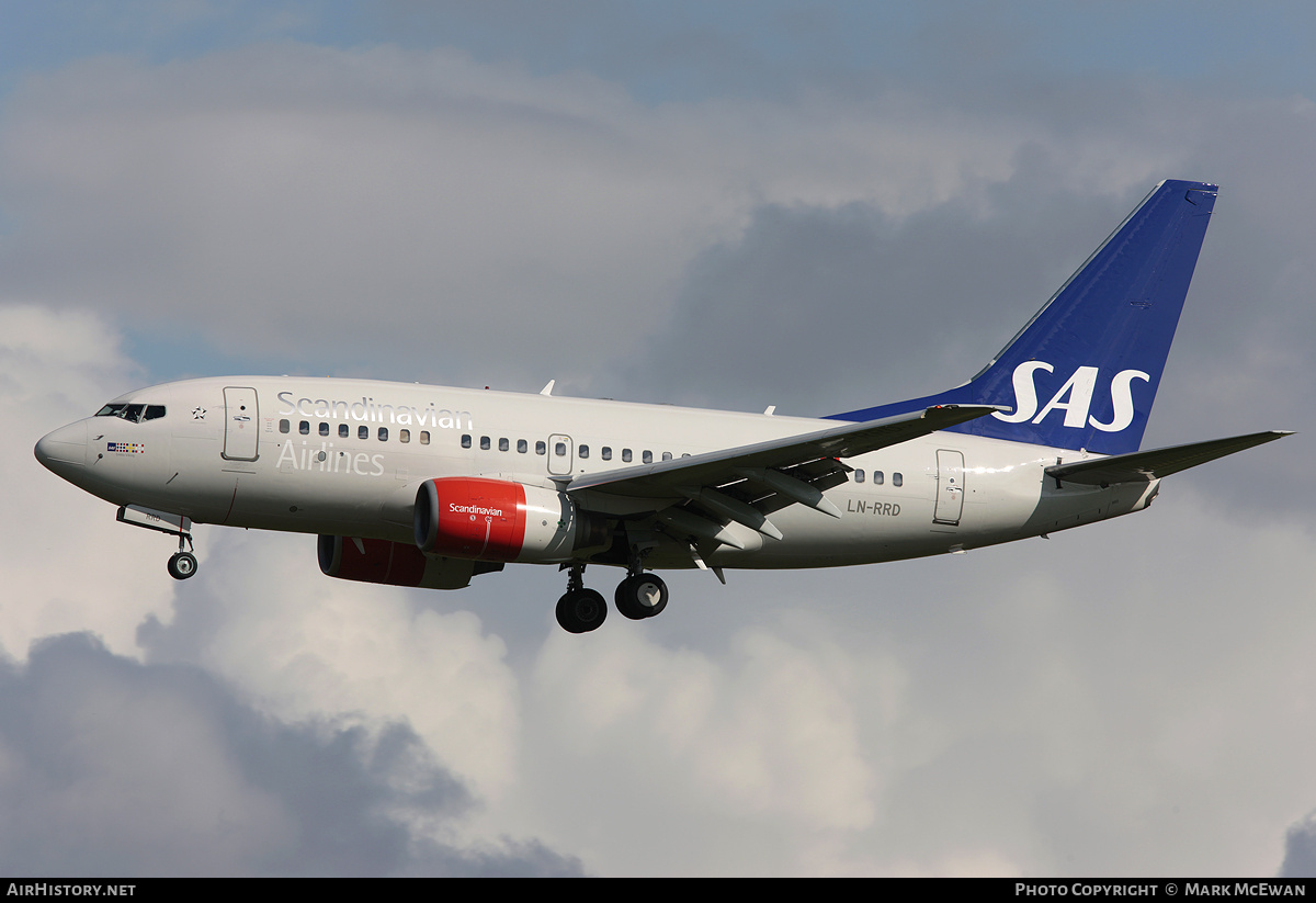 Aircraft Photo of LN-RRD | Boeing 737-683 | Scandinavian Airlines - SAS | AirHistory.net #183881