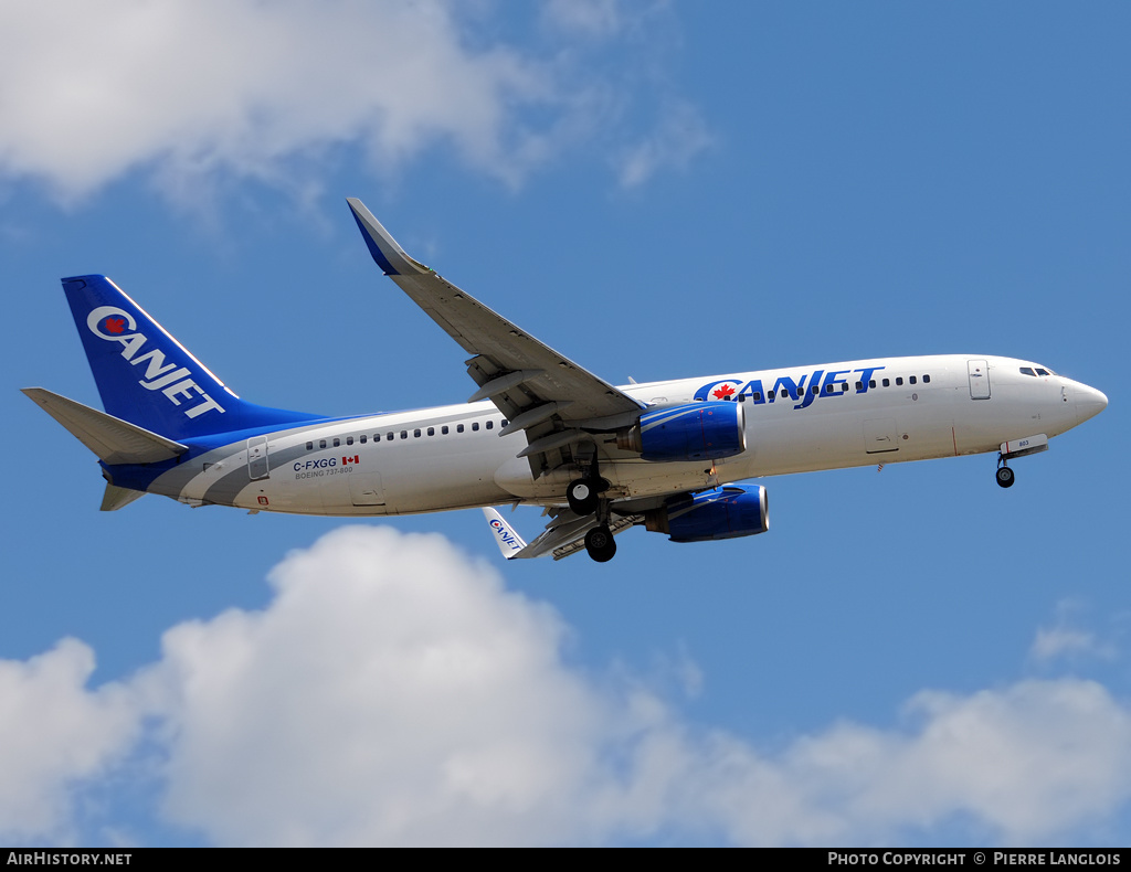 Aircraft Photo of C-FXGG | Boeing 737-81Q | CanJet Airlines | AirHistory.net #183887