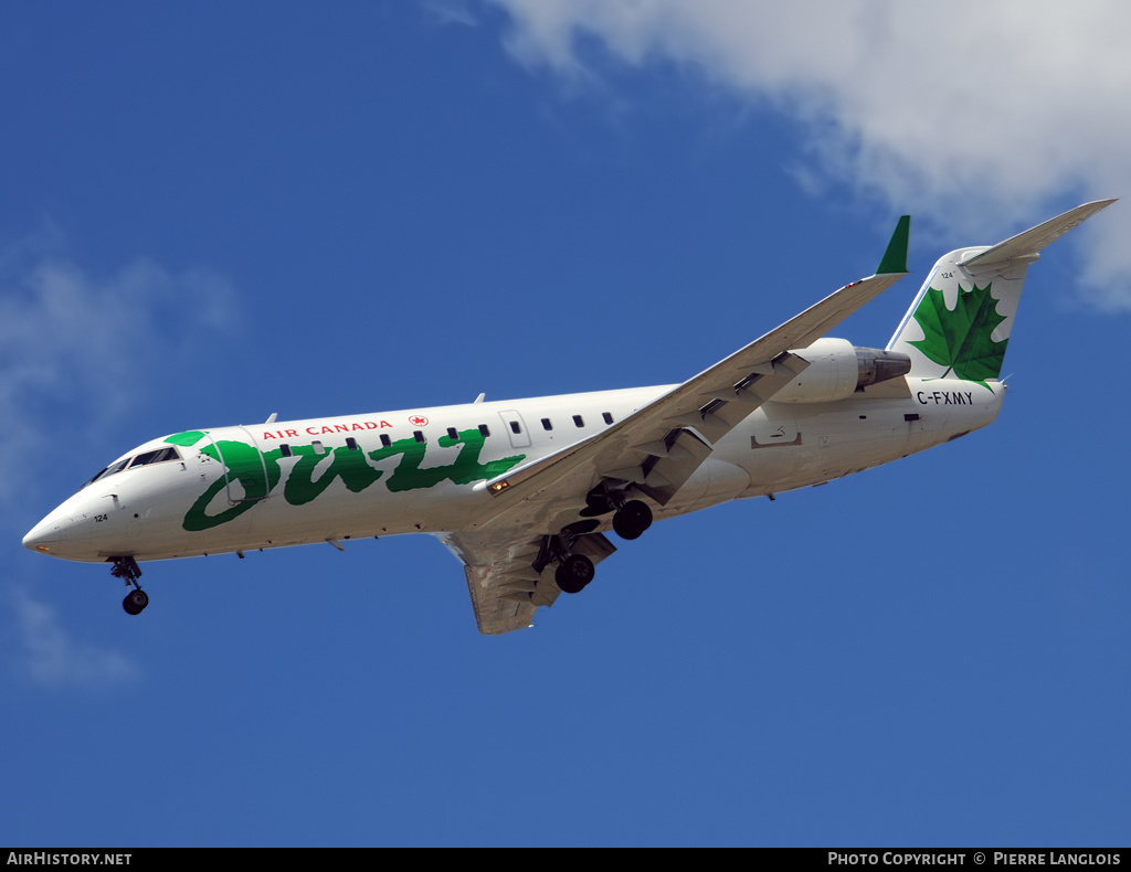 Aircraft Photo of C-FXMY | Canadair CRJ-100ER (CL-600-2B19) | Air Canada Jazz | AirHistory.net #183890