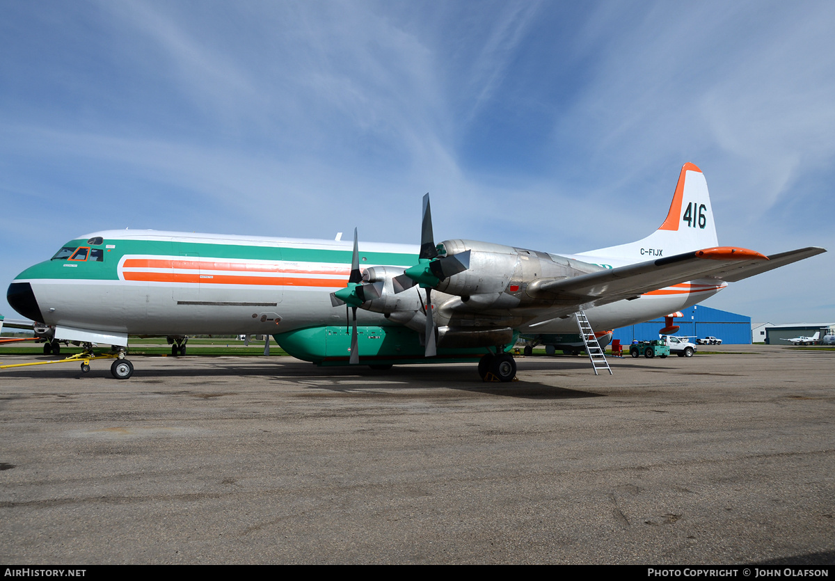 Aircraft Photo of C-FIJX | Lockheed L-188C(AT) Electra | Buffalo Airways | AirHistory.net #183892