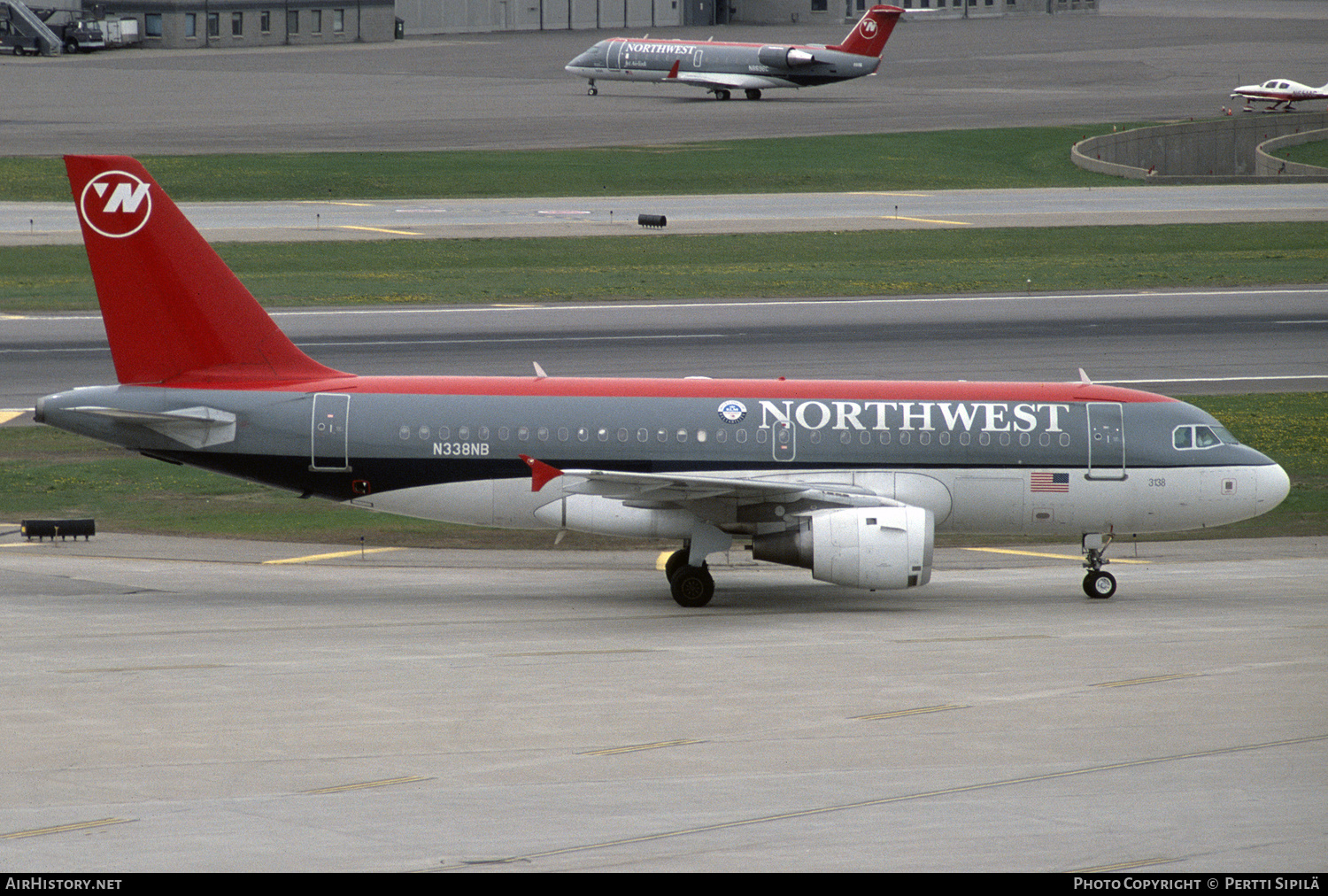 Aircraft Photo of N338NB | Airbus A319-114 | Northwest Airlines | AirHistory.net #183905