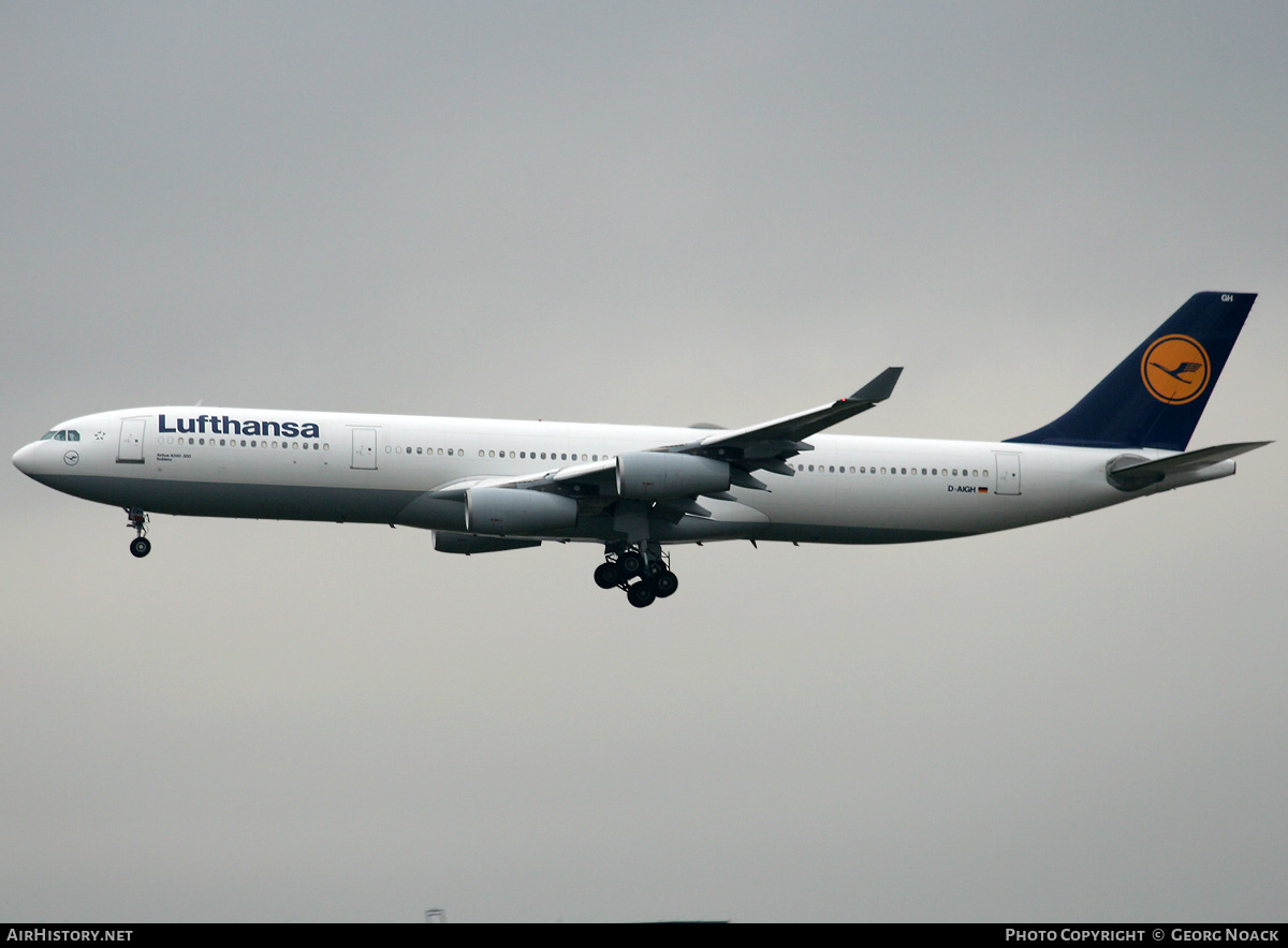 Aircraft Photo of D-AIGH | Airbus A340-311 | Lufthansa | AirHistory.net #183906