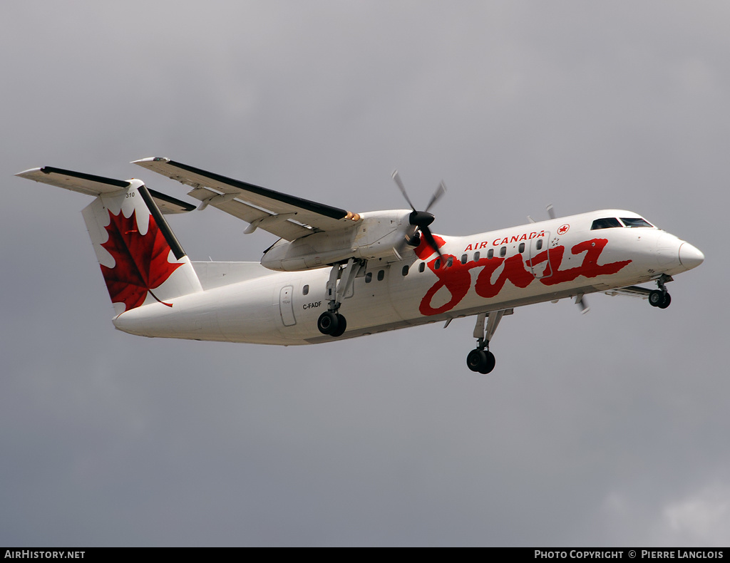 Aircraft Photo of C-FADF | De Havilland Canada DHC-8-311Q Dash 8 | Air Canada Jazz | AirHistory.net #183985