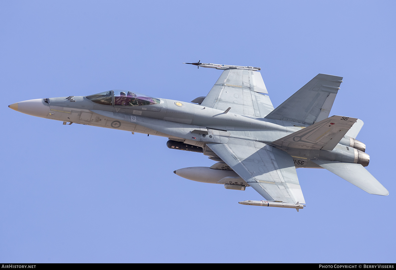 Aircraft Photo of A21-56 | McDonnell Douglas F/A-18A Hornet | Australia - Air Force | AirHistory.net #183997