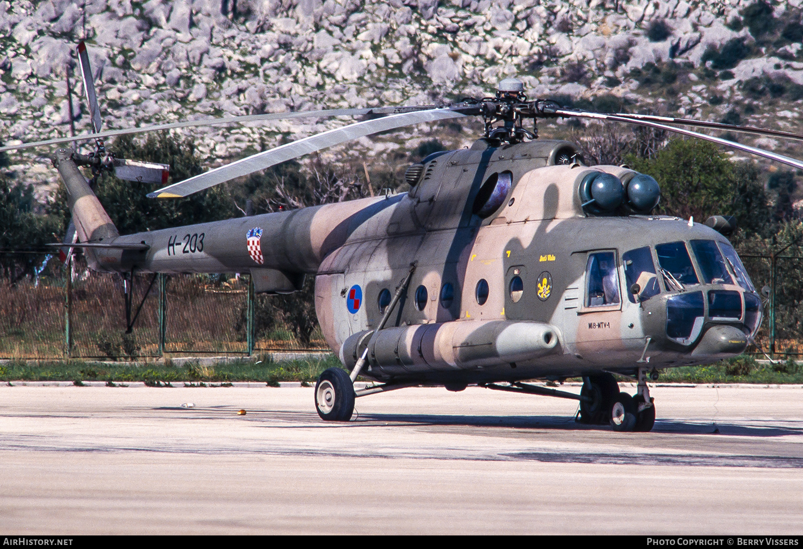 Aircraft Photo of H-203 | Mil Mi-8MTV-1 | Croatia - Air Force | AirHistory.net #184005