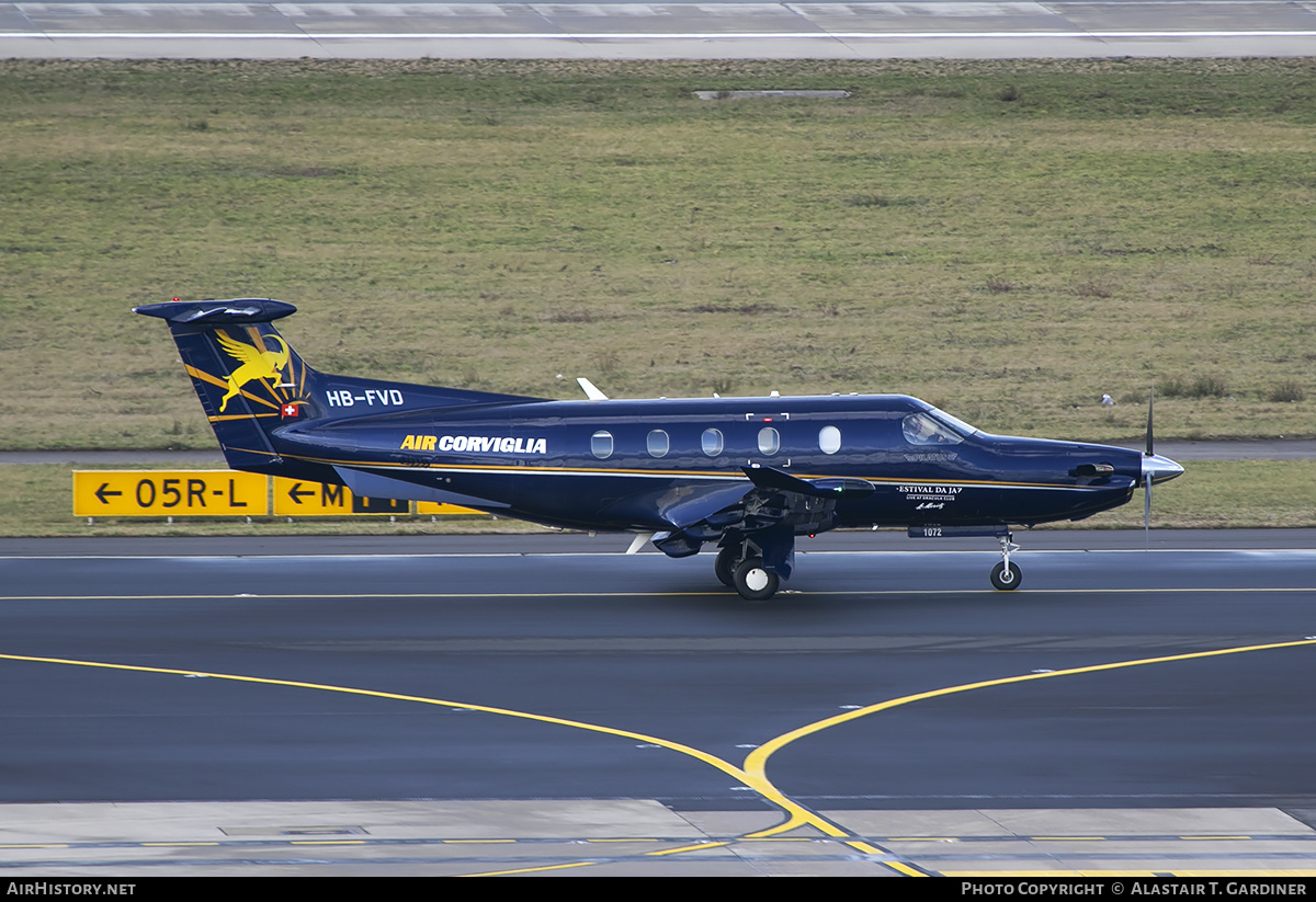 Aircraft Photo of HB-FVD | Pilatus PC-12NG (PC-12/47E) | Air Corviglia | AirHistory.net #184025