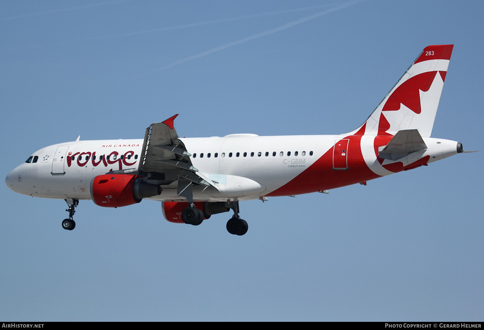 Aircraft Photo of C-GBIM | Airbus A319-114 | Air Canada Rouge | AirHistory.net #184027