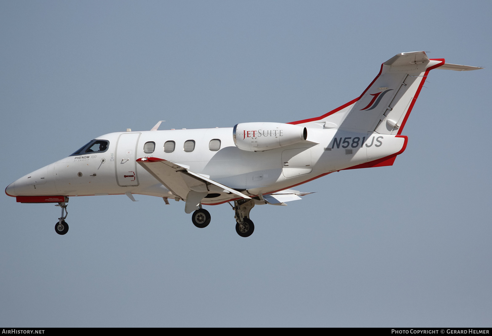 Aircraft Photo of N581JS | Embraer EMB-500 Phenom 100 | JetSuite | AirHistory.net #184030