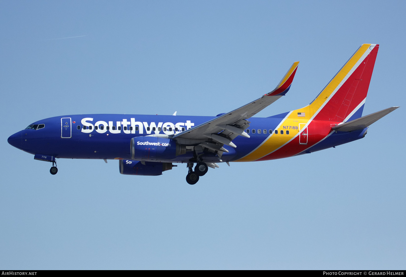 Aircraft Photo of N7718B | Boeing 737-76N | Southwest Airlines | AirHistory.net #184035