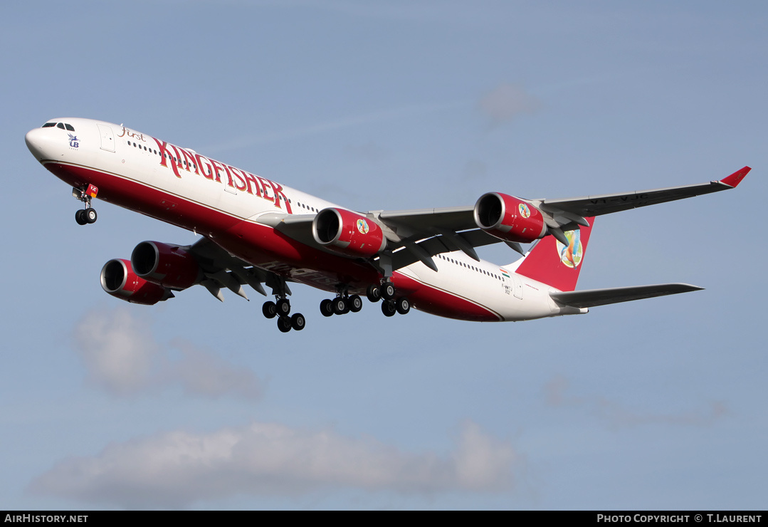 Aircraft Photo of F-WWTJ | Airbus A340-541 | Kingfisher Airlines | AirHistory.net #184039