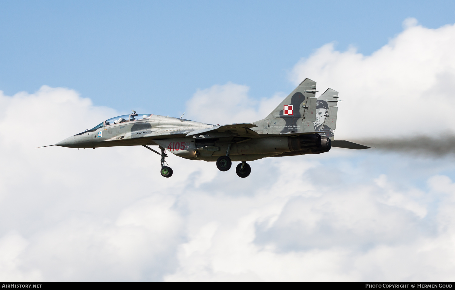 Aircraft Photo of 4105 | Mikoyan-Gurevich MiG-29GT (9-51) | Poland - Air Force | AirHistory.net #184047