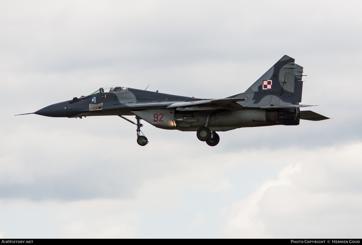 Aircraft Photo of 92 | Mikoyan-Gurevich MiG-29A (9-12A) | Poland - Air Force | AirHistory.net #184053