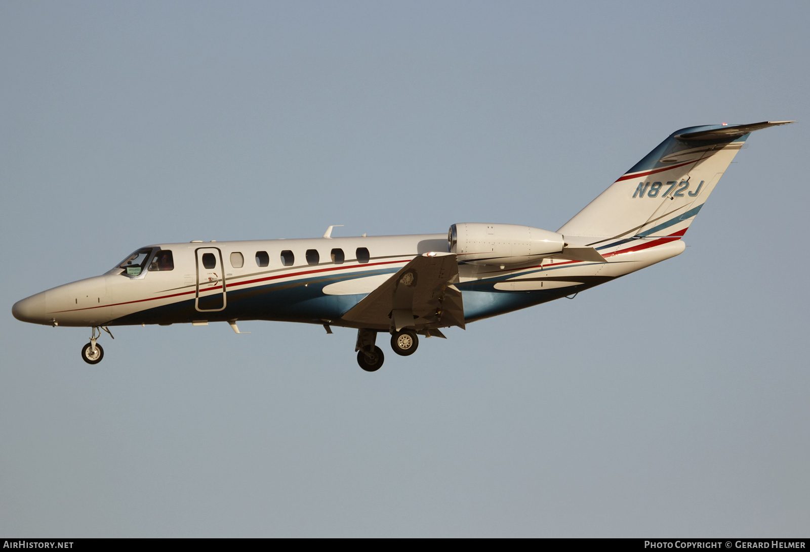 Aircraft Photo of N872J | Cessna 525B CitationJet CJ3+ | AirHistory.net #184069