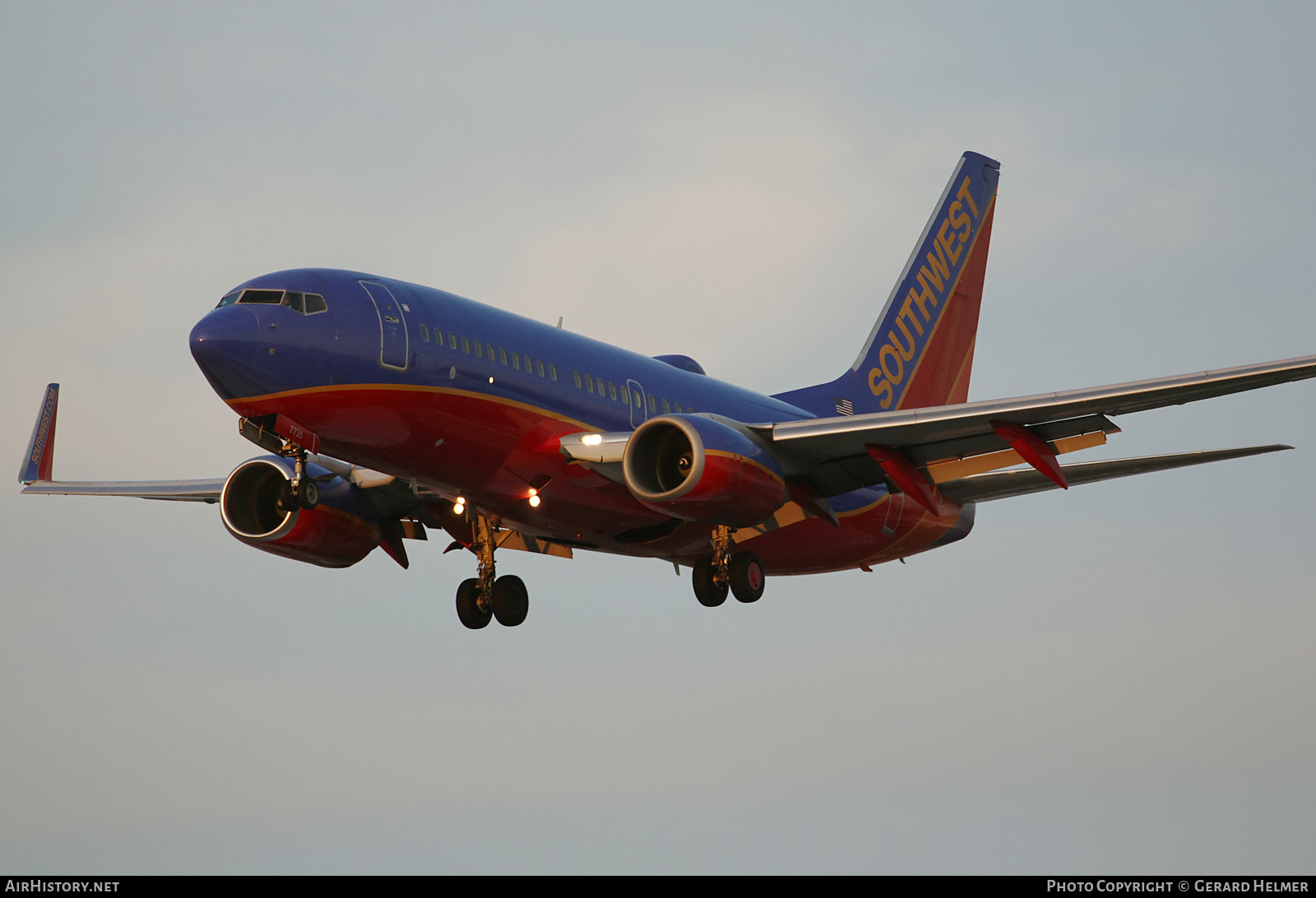 Aircraft Photo of N7735A | Boeing 737-7BD | Southwest Airlines | AirHistory.net #184074