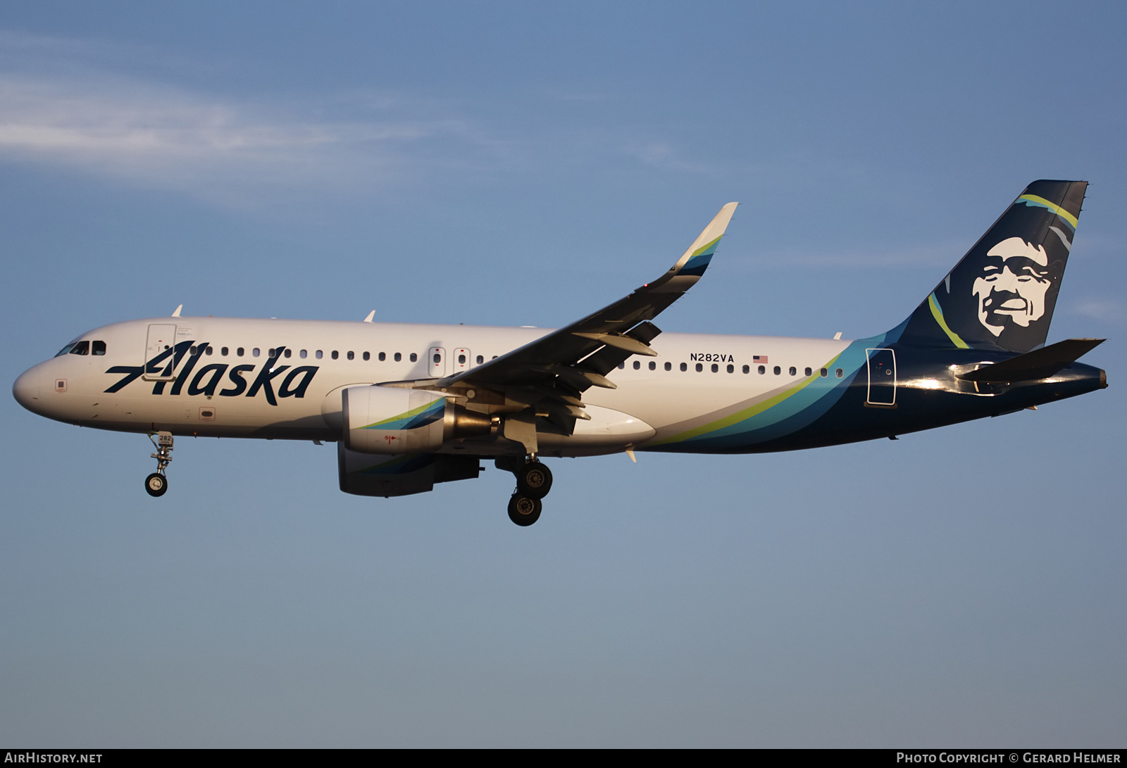 Aircraft Photo of N282VA | Airbus A320-214 | Alaska Airlines | AirHistory.net #184101