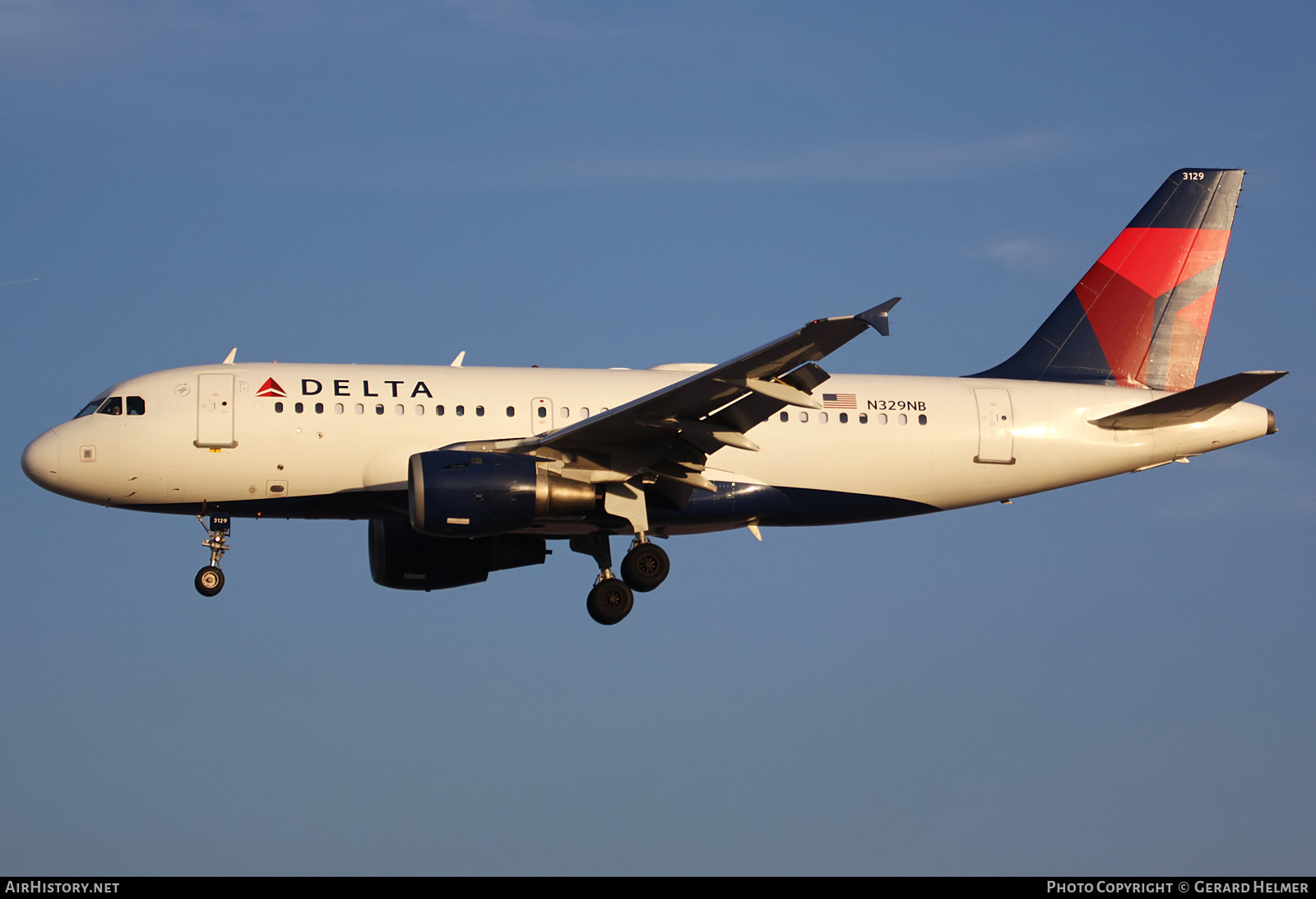 Aircraft Photo of N329NB | Airbus A319-114 | Delta Air Lines | AirHistory.net #184116