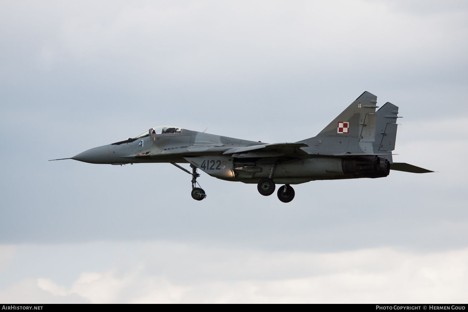 Aircraft Photo of 4122 | Mikoyan-Gurevich MiG-29G (9-12) | Poland - Air Force | AirHistory.net #184118