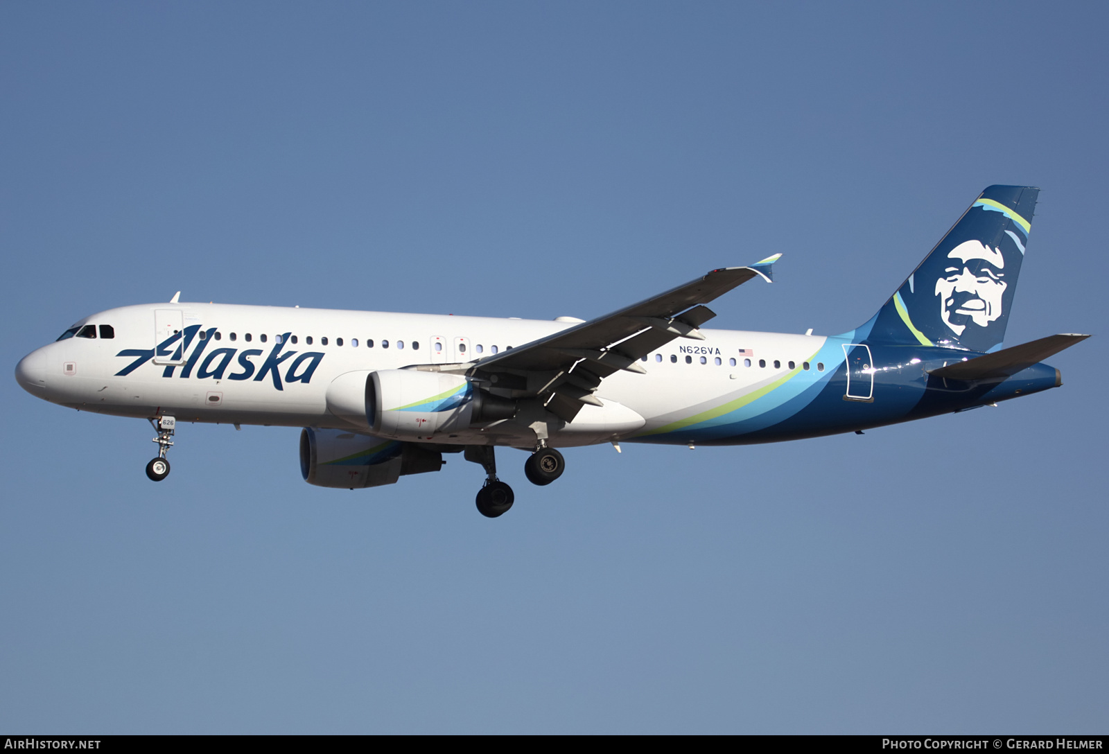 Aircraft Photo of N626VA | Airbus A320-214 | Alaska Airlines | AirHistory.net #184123