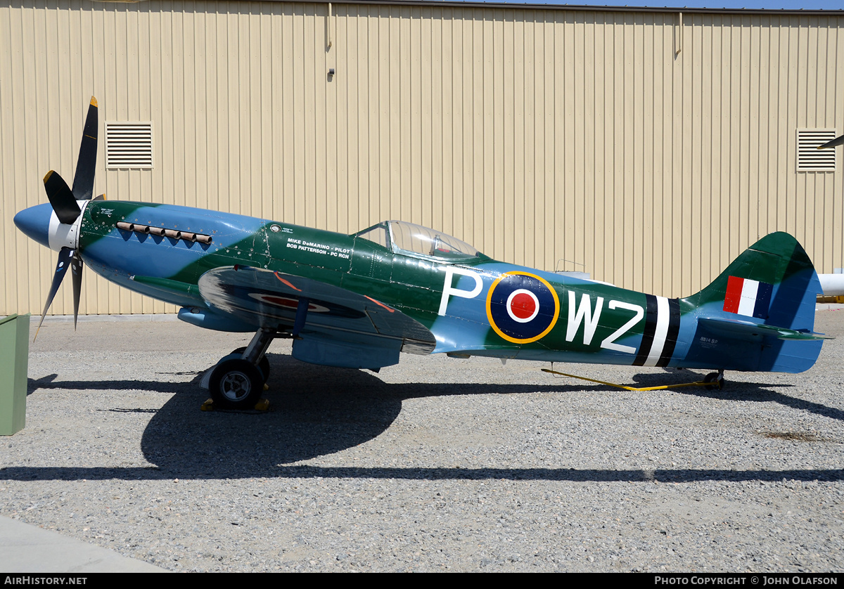 Aircraft Photo of NX114BP | Supermarine 379 Spitfire FR14C | AirHistory.net #184129