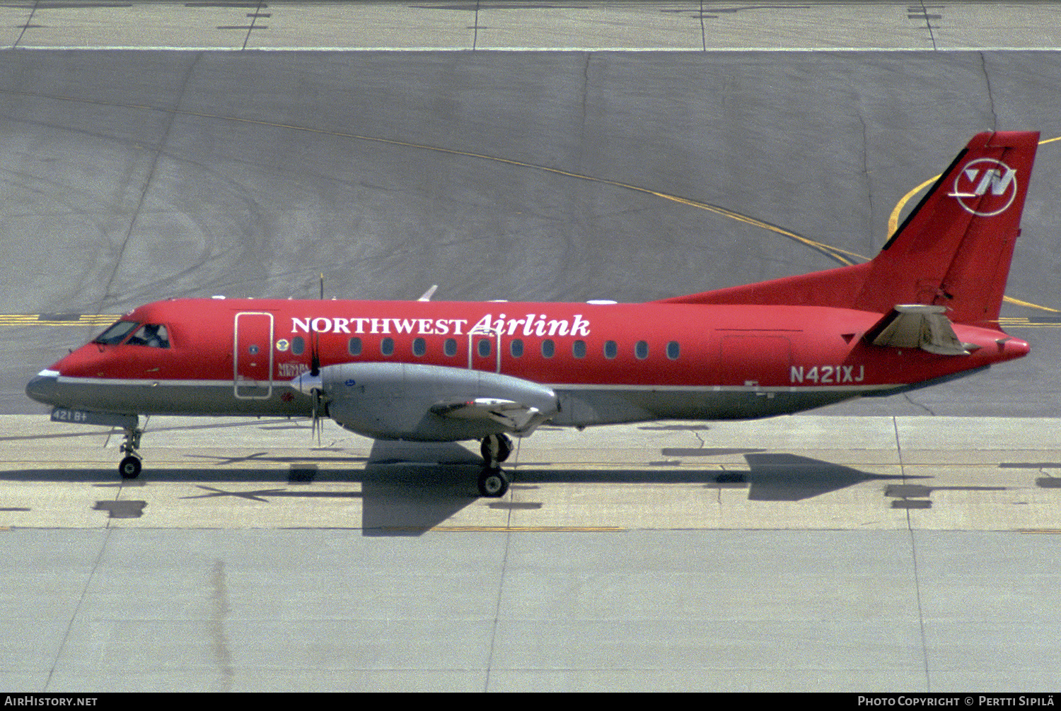 Aircraft Photo of N421XJ | Saab 340B/Plus | Northwest Airlink | AirHistory.net #184164