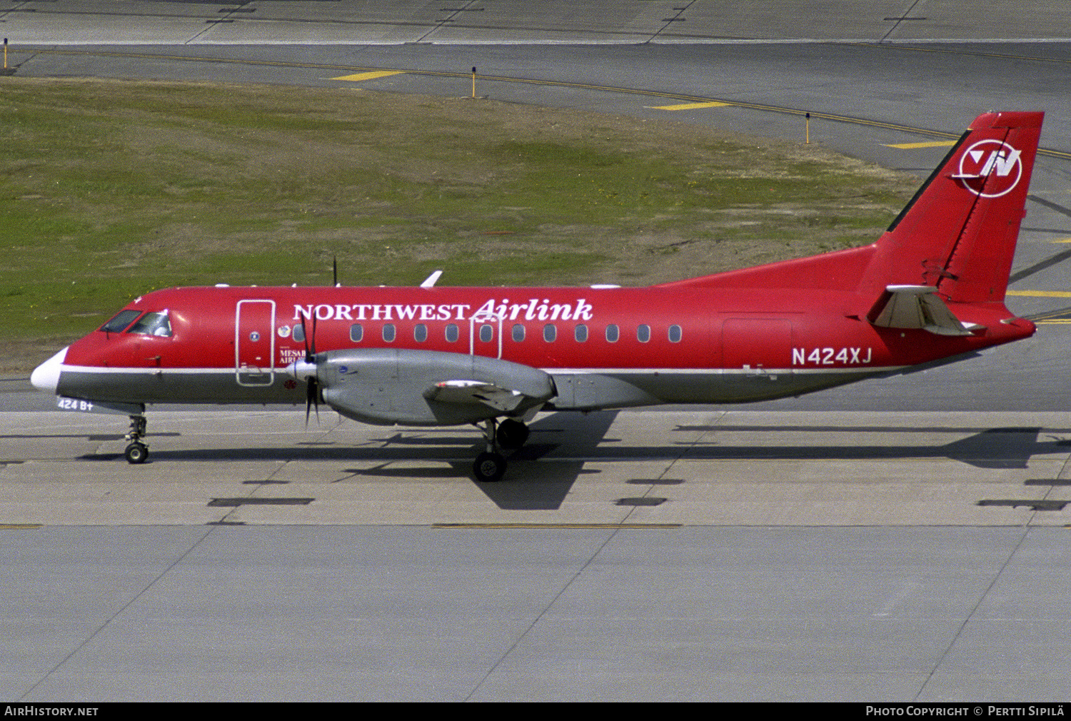 Aircraft Photo of N424XJ | Saab 340B/Plus | Northwest Airlink | AirHistory.net #184175