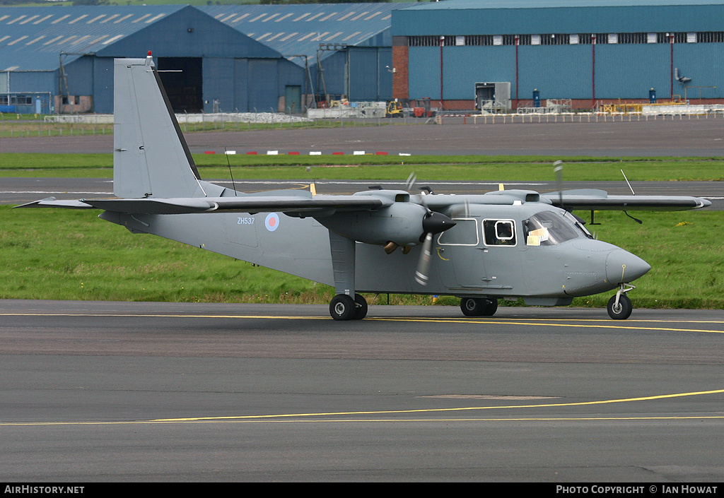 Aircraft Photo of ZH537 | Pilatus Britten-Norman BN-2T Islander CC2B | UK - Air Force | AirHistory.net #184184