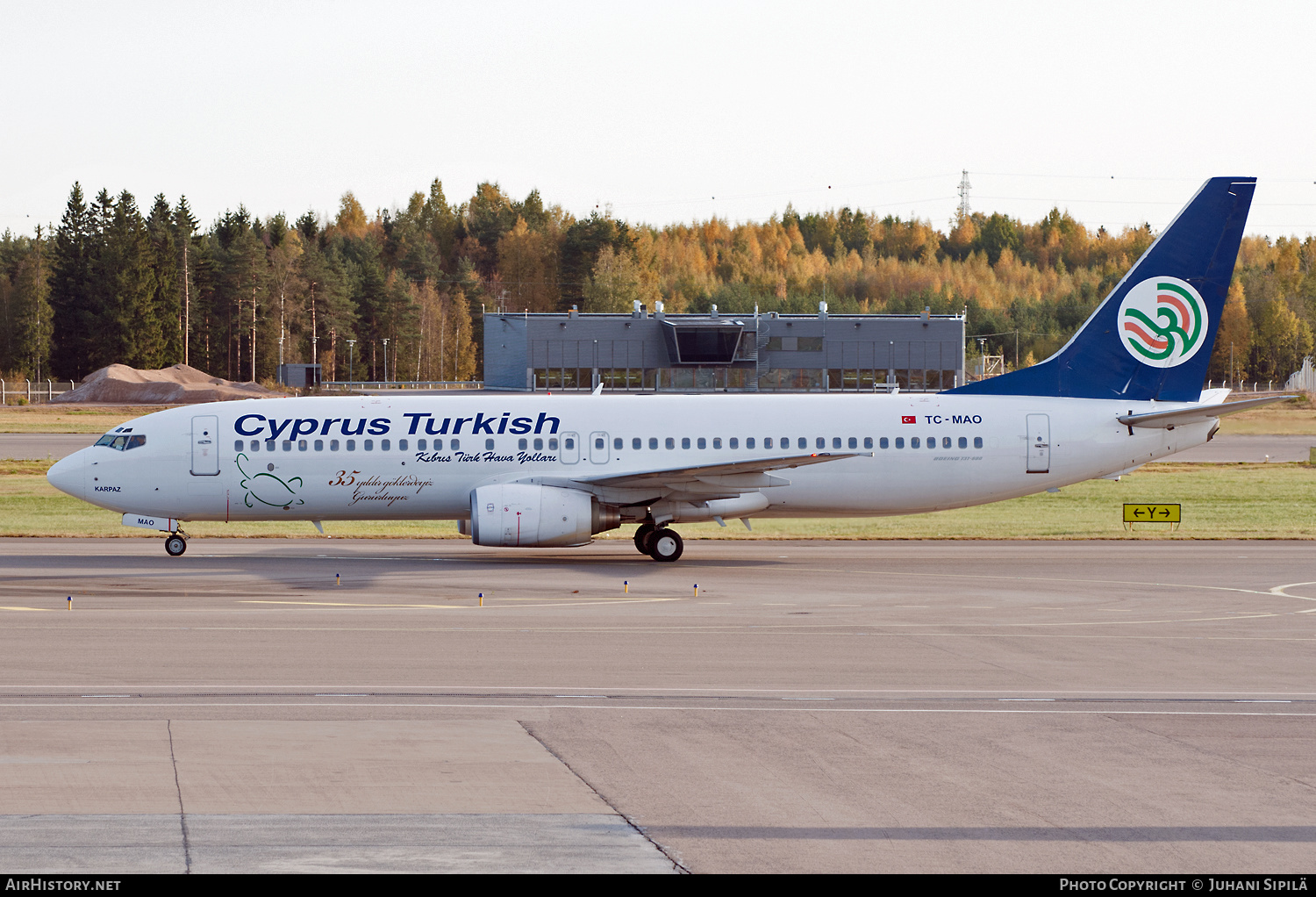 Aircraft Photo of TC-MAO | Boeing 737-86N | KTHY Kibris Türk Hava Yollari - Cyprus Turkish Airlines | AirHistory.net #184197