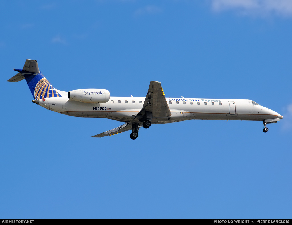 Aircraft Photo of N14902 | Embraer ERJ-145LR (EMB-145LR) | Continental Express | AirHistory.net #184217