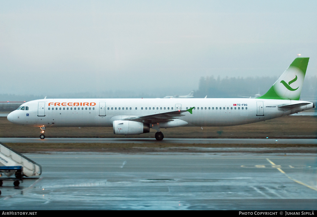 Aircraft Photo of TC-FBG | Airbus A321-131 | Freebird Airlines | AirHistory.net #184260