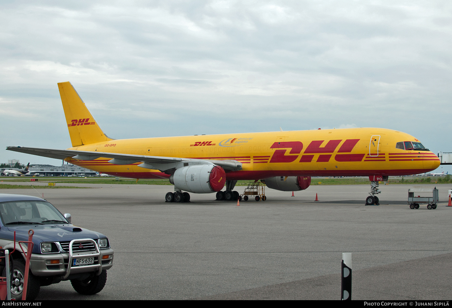 Aircraft Photo of OO-DPO | Boeing 757-236/SF | DHL International | AirHistory.net #184281
