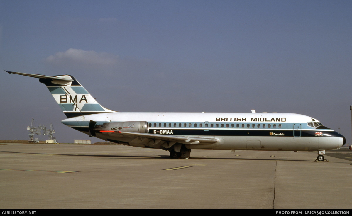 Aircraft Photo of G-BMAA | Douglas DC-9-15 | British Midland Airways - BMA | AirHistory.net #184298